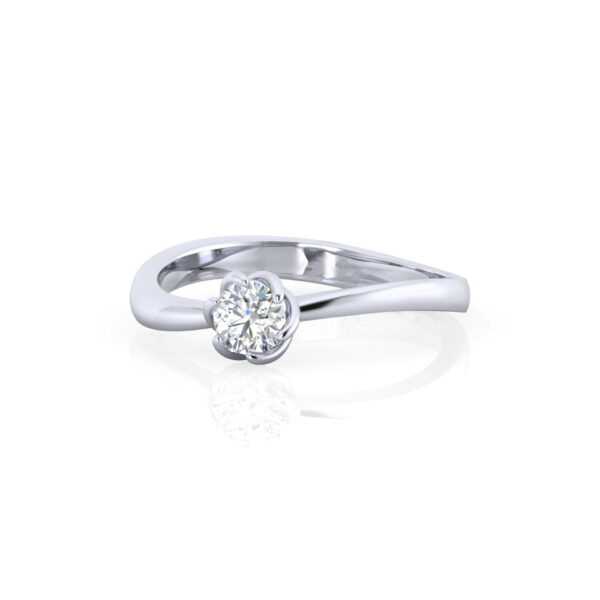 Embrace 2 Ct D And E Color Lab Grown Diamond Engagement Ring - Image 3