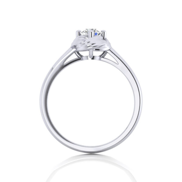 Marguerite Diamond Moissanite Engagement Ring - Image 2