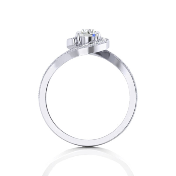 Romantic Embrace IGI GIA GRC GRA Lab Grown Diamond With 14k Engagement Rings - Image 3