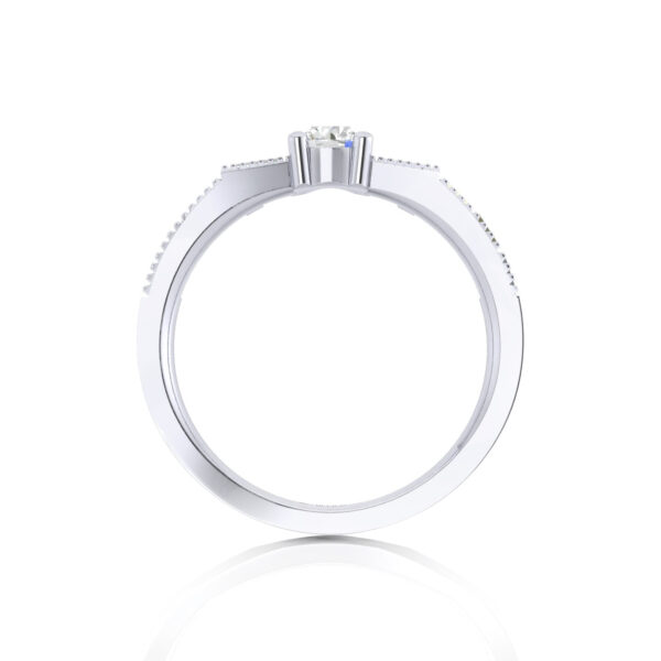 Bezel Baguette GIA IGI GRC GRA Engagement Diamond Ring - Image 2