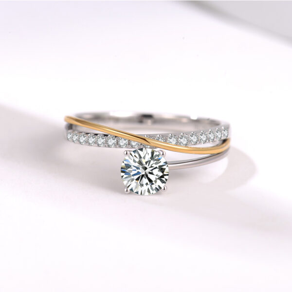 1ct Romantic Stellar Orbit Lab Grown Diamond Ring - Image 3