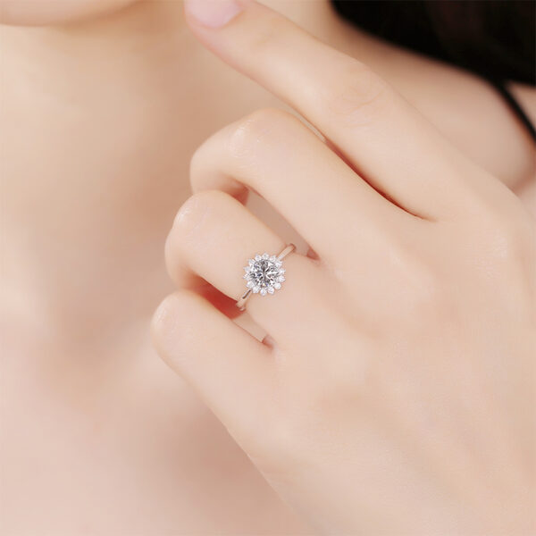 GIA IGI GRA GRC Lab Grown Diamond Snowflake Style Round Cut In D And E Color - Image 5