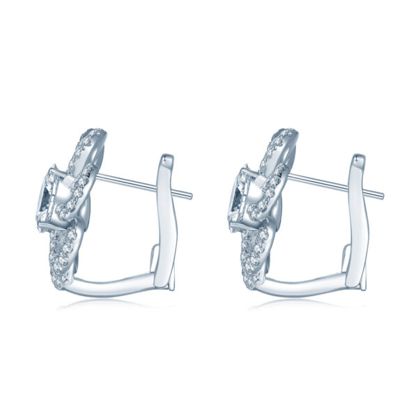 Gorgeous Unique Moissanite earrings - Image 2