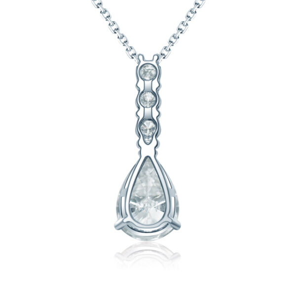 Pear Cut Diamond Pendant - Image 3