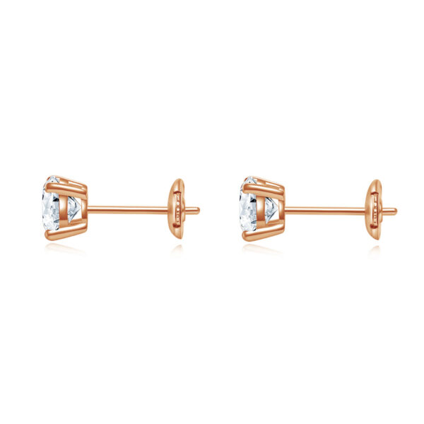 GIA IGI GRA GRC Lab Grown Diamond Stud Earrings - Image 2