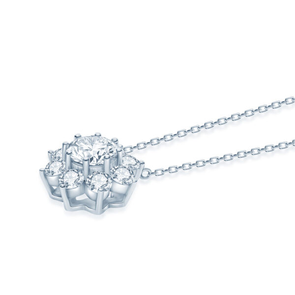 Flowers Pendant Necklaces Snowflake For Women - Image 2