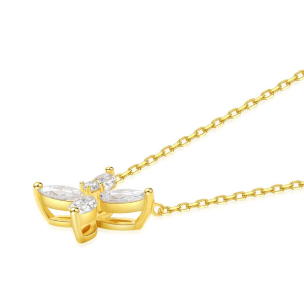 Beautiful Butterfly Lab Grown Diamond Pendant - Image 2