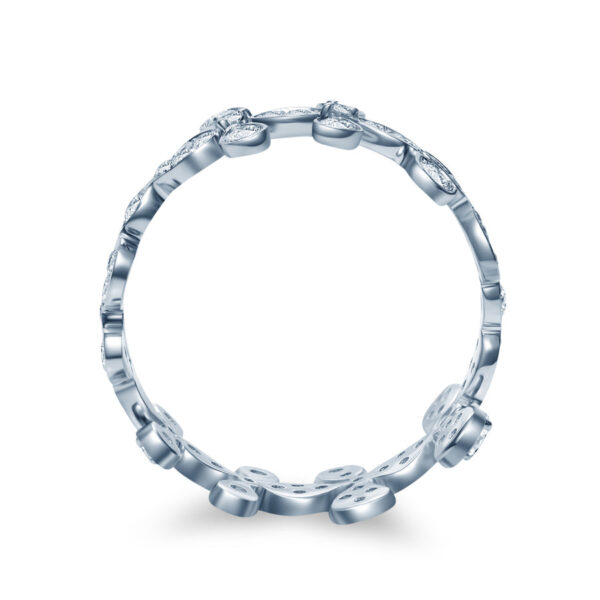 Ultimate Flowers Lab Grown Diamond Eternity Rings - Image 3