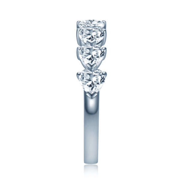 Moria Heart IGI Lab Grown Diamond Eternity Rings - Image 3