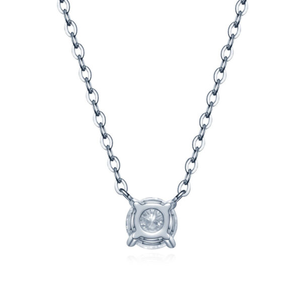 Round Brilliant Diamond Lab Grown Diamond Solitaire Pendant - Image 3