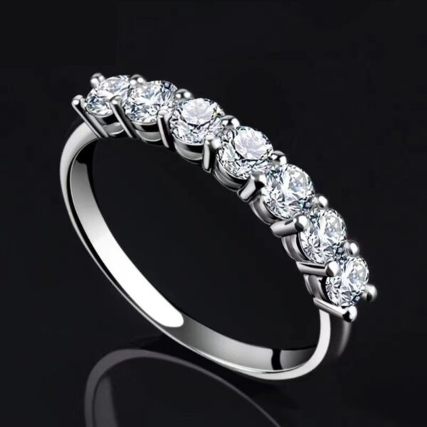 7 Stars Lab Grown Eternity Ring - Image 2