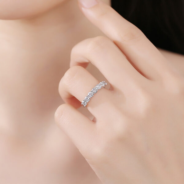 7 Stars Lab Grown Eternity Ring - Image 4