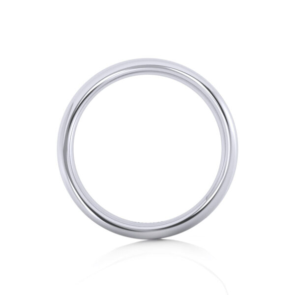 Chevron Simple Plain Wedding Ring - Image 3