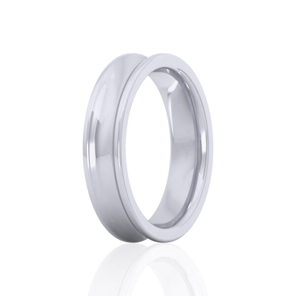 Concave Men Wedding Ring - Image 2