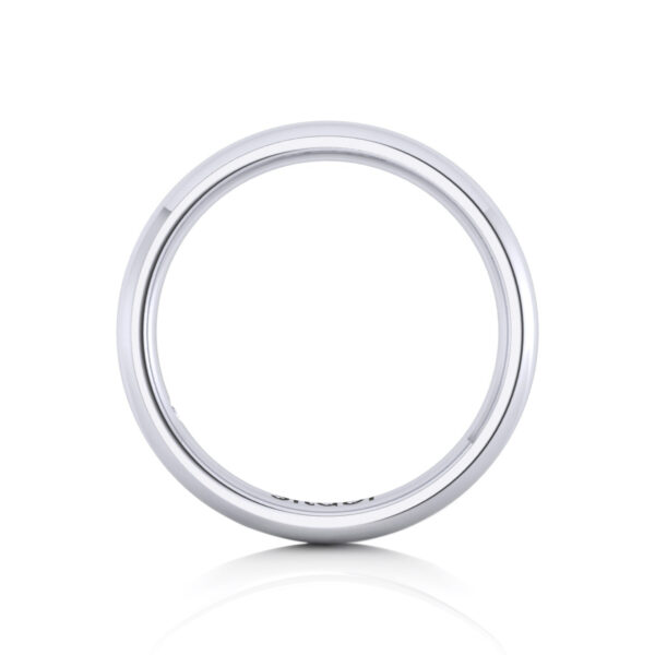 3mm Court 14K white gold Wedding Ring - Image 3