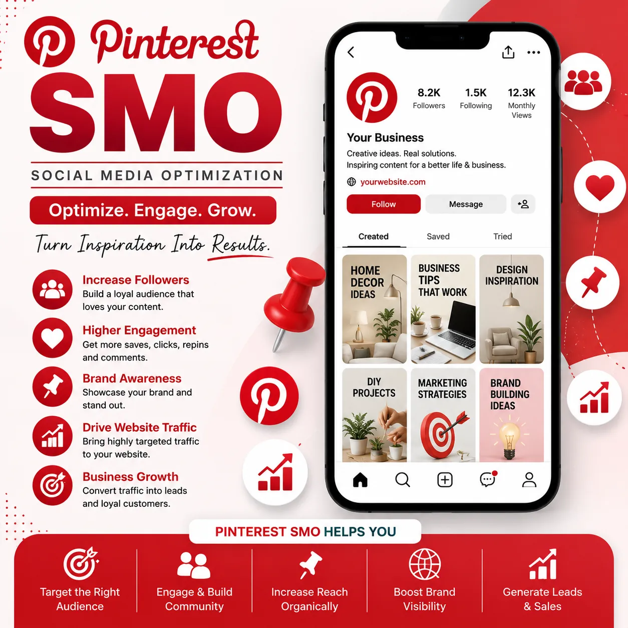 Pinterest social media promotion